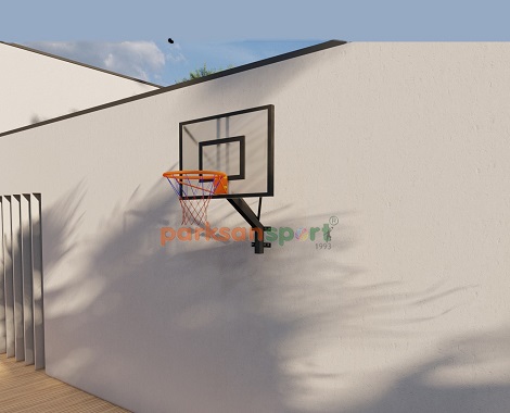 Basketbol Sahası Ekipmanları /  Duvara Monte Basketbol Potası Cam Panyalı(90x120) - 60220